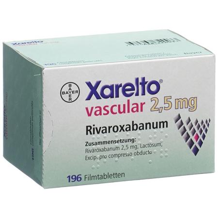 Xarelto vascular film tablets 2.5 mg 196 pcs - PrimeCare Global